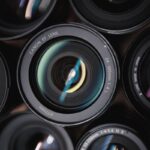 black camera lens
