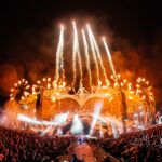 fireworks launching on stage