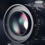 black DSLR camera