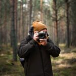 man taking photo