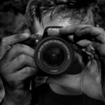 man taking photo