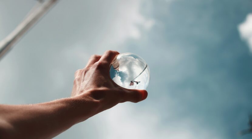 person holding ball