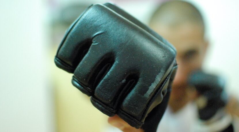 selective focus photo of black gloves