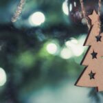brown Christmas tree decor