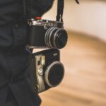 two gray-and-black bridge cameras