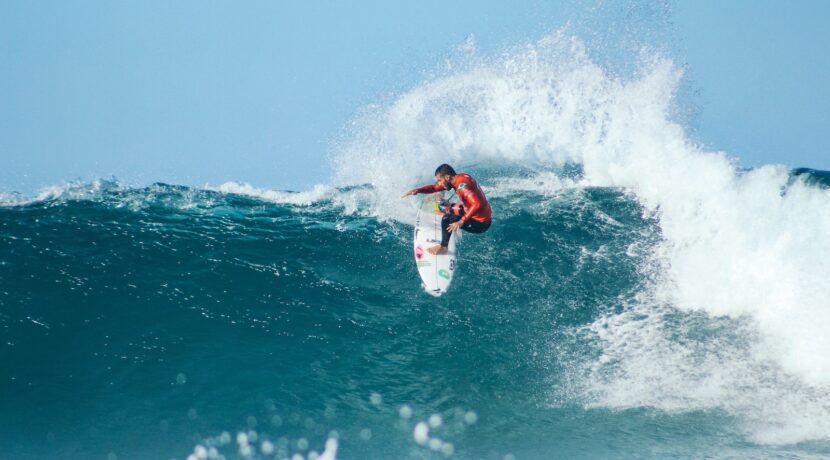 person surfing