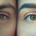 person's eyes