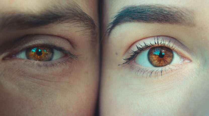 person's eyes