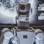 white robot